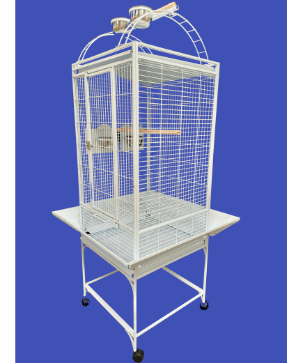 Parrot-Supplies Colorado Play Top Parrot Cage White